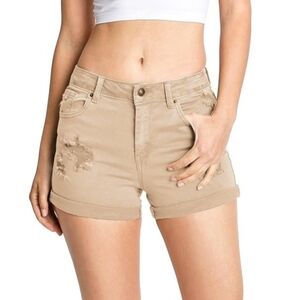 Wax Jean Shorts
